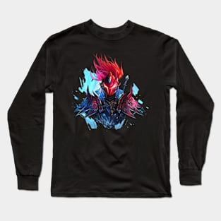 solo leveling mecha igris red armor Long Sleeve T-Shirt